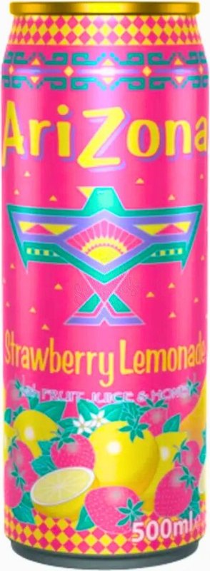 Arizona Strawberry Lemonade 500ml Can - Case