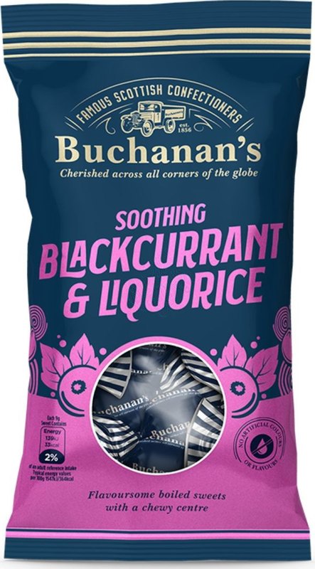 Buchanan's Blackcurrant & Liquorice 140g - Case