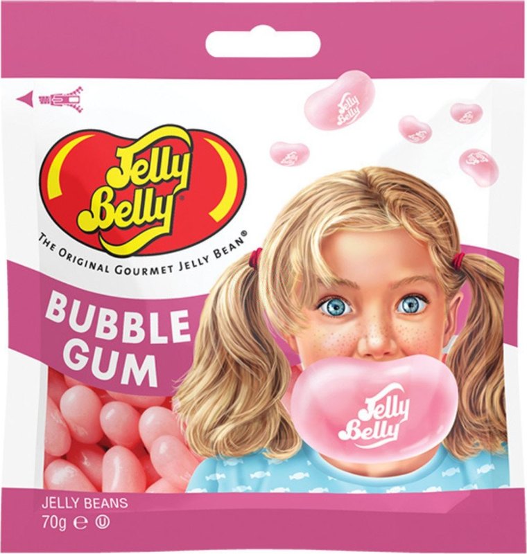 Jelly Belly Bubble Gum Jelly Beans 70g - Case