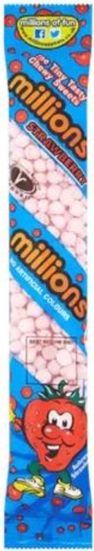 Millions Tubes Strawberry 55g - Inner