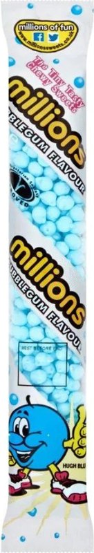 Millions Tubes Bubblegum 55g - Inner