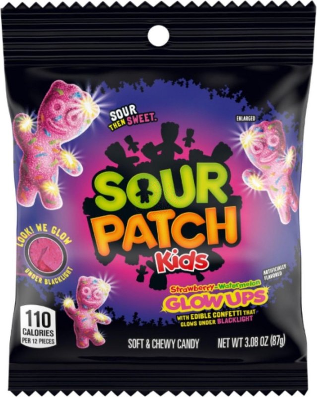 Sour Patch Kids Glow Ups 87g - Case