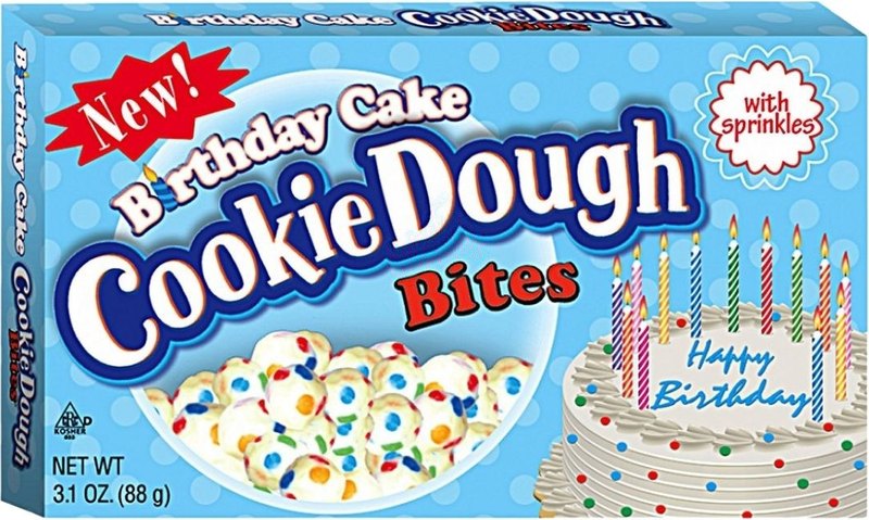 Birthday Cake Cookie Dough Bites 87g - Case