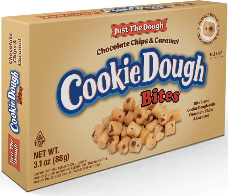 Cookie Dough Bites Just the Dough Choc Chip & Caramel 88g - Case