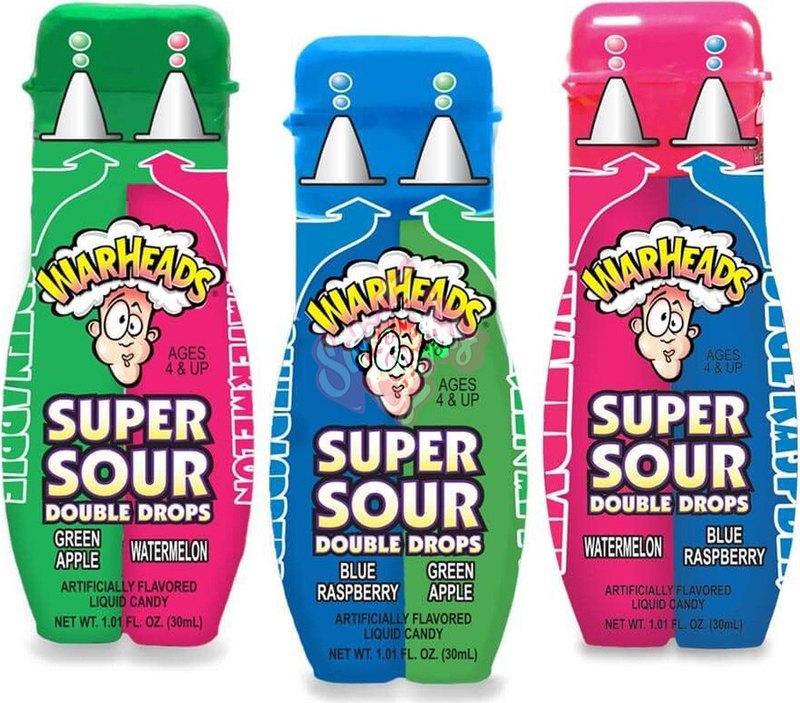 Warheads Double Drops Liquid 30ml - Inner