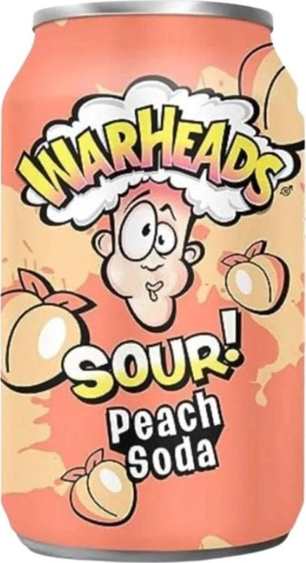 Warheads Peach Soda 330ml  - Case